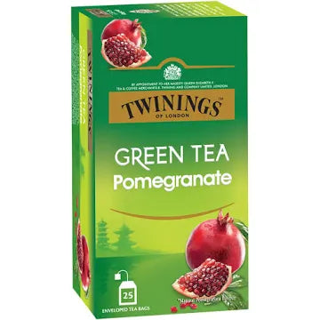 TWININGS TEA BAG POMEGRANATE 25 BAGS.
