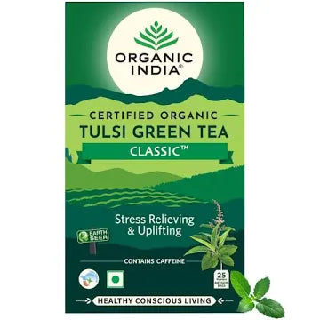 ORGANIC TEA TULSI GREEN 100 GM.