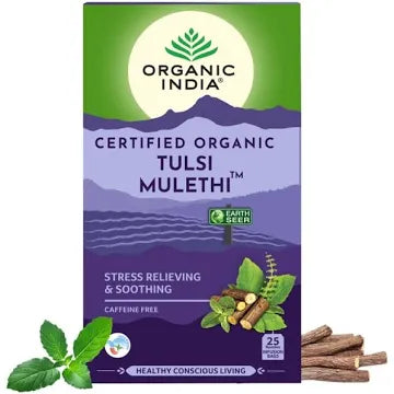 ORGANIC TEA TULSI MULETHI 18 BAGS.