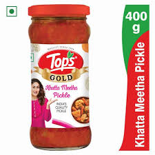 TOPS PICKLE KHATTA MEETHA 400 GM.