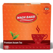 WAGH BAKRI PREM ASSAM  TEA 100 BAGS
