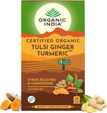 Load image into Gallery viewer, ORGANIC INDIA TULSI GINGER TURMERIC 25 TEA
