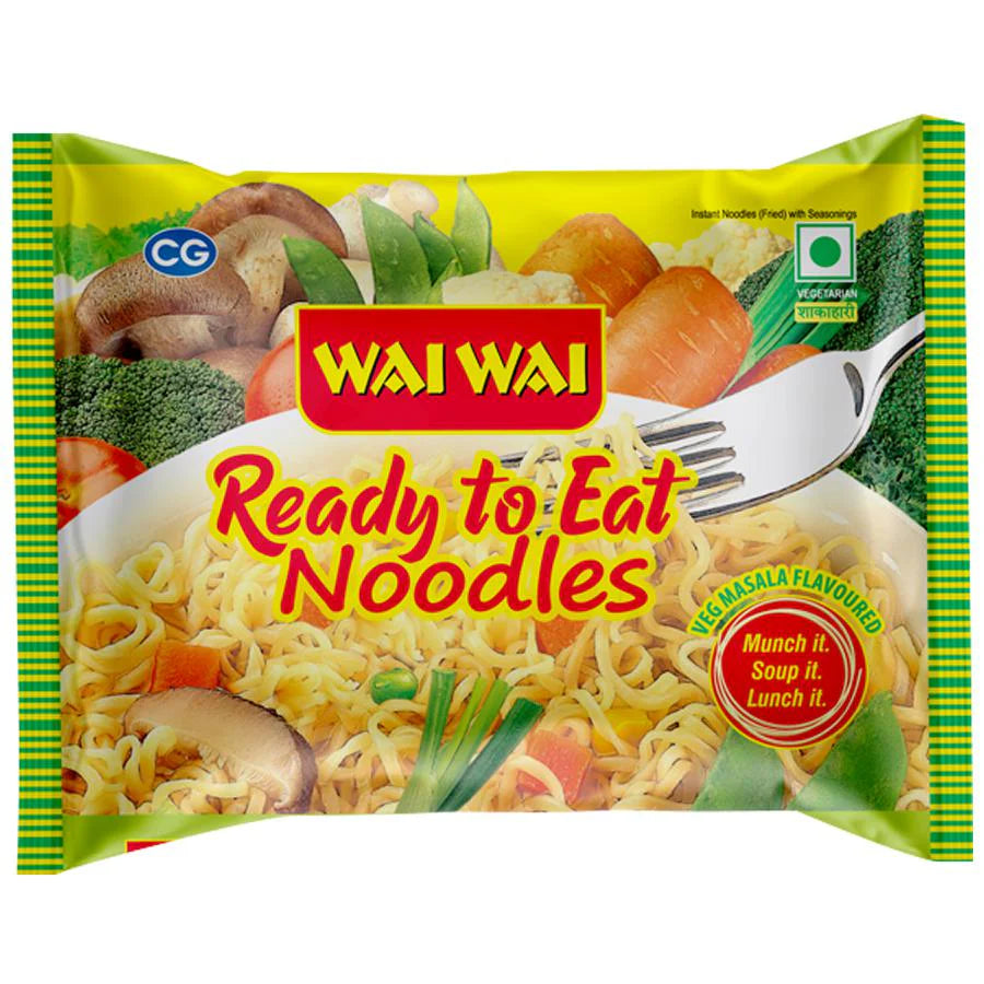 WAI WAI VEG MASALA 65GM