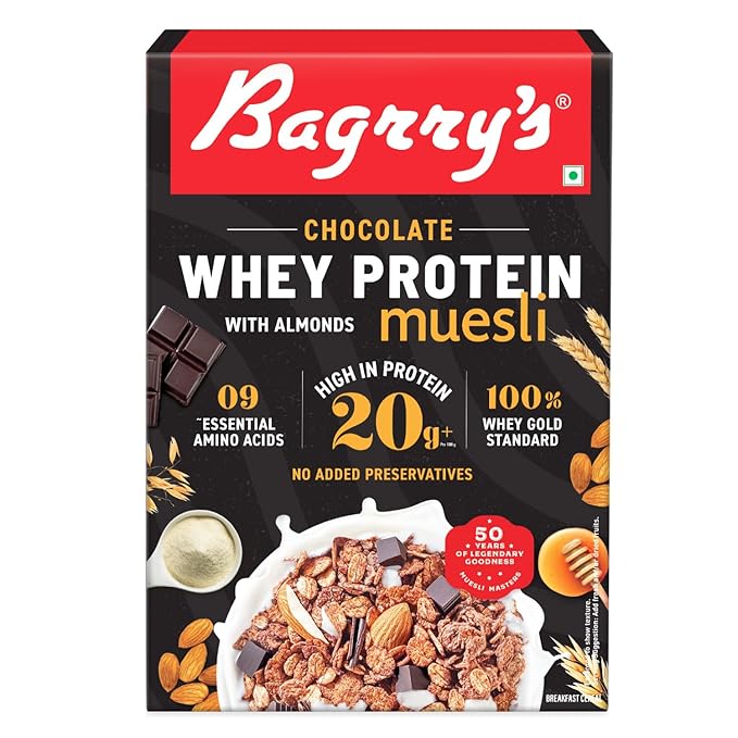 BAGRRYS MUESLI PROTEIN CHOCOLATE 500 GM
