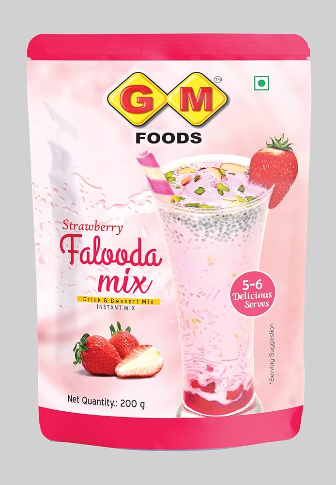 GM FALOODA MIX STRAWBERRY 200GMS